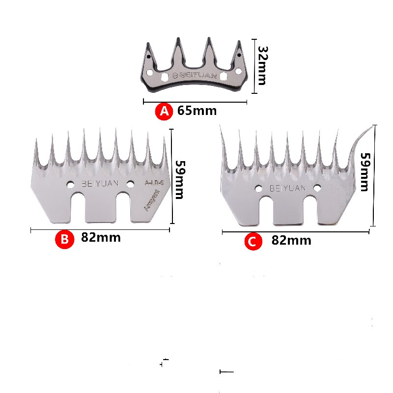 1Pc 4/9 Tooth Blade Goat Sheep Shearing Clipper Comb Cutter Blade For Sheep Wool Farm Animal Livestock Cattle Sheep Equipment