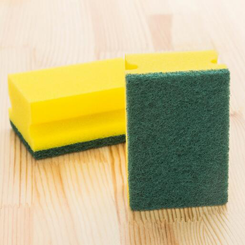 Gomme magique pour lave-vaisselle, 3 pièces, chiffon de nettoyage, porte-éponge en coton mélamine, brosse pour outils de nettoyage de cuisine