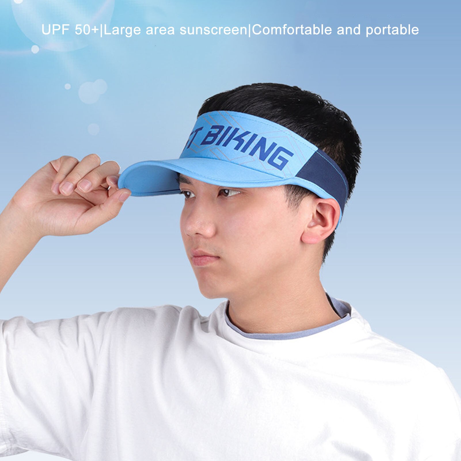 Outdoor Sport Cap Sport Zonneklep Cap Comfortabele Tennis Fietsen Hoed Draagbare Lege Top Zonnehoed Voor De Zomer Uv Bescherming hoed