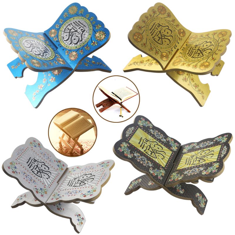 Holz Gebet Buch Stehen Halfter Regal Eid Ramadan Muslim Islamischen