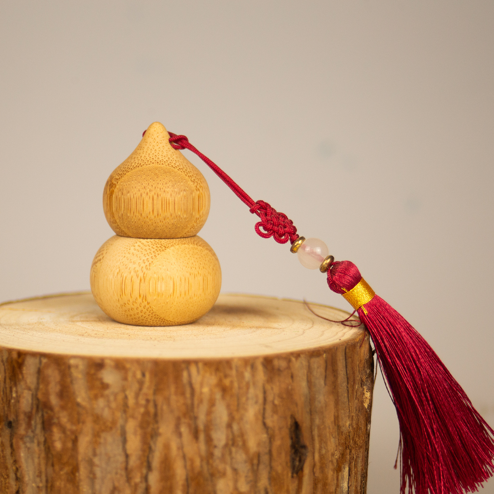 1ml bambus rull-på flasker tom rør kalebassformet påfyllbar parfymeflaske glass rollerball stål rollerball parfymebeholder: Mørkegrå