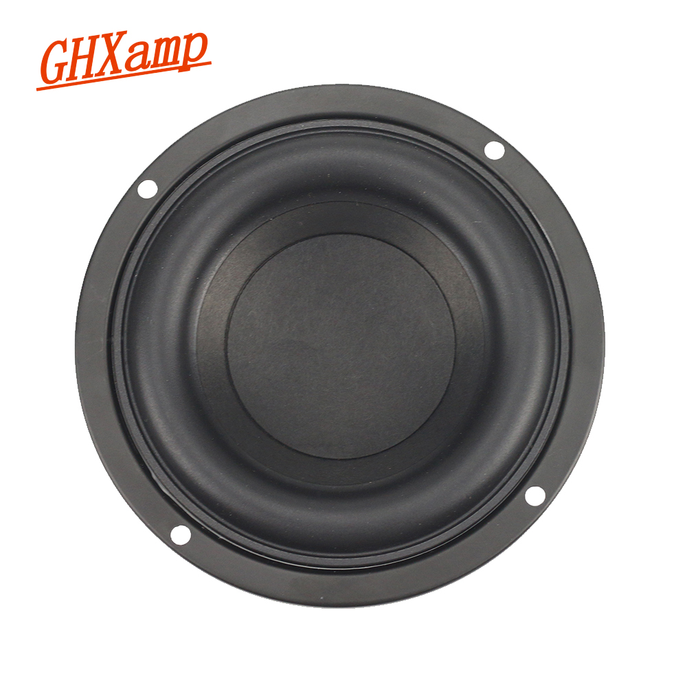 2 stk rund subwoofer højttaler 4 tommer 40w woofer bomuld papir bas hjemmelavet 2.1 subwoofer enhed pc bil højttalere gør det selv 116mm