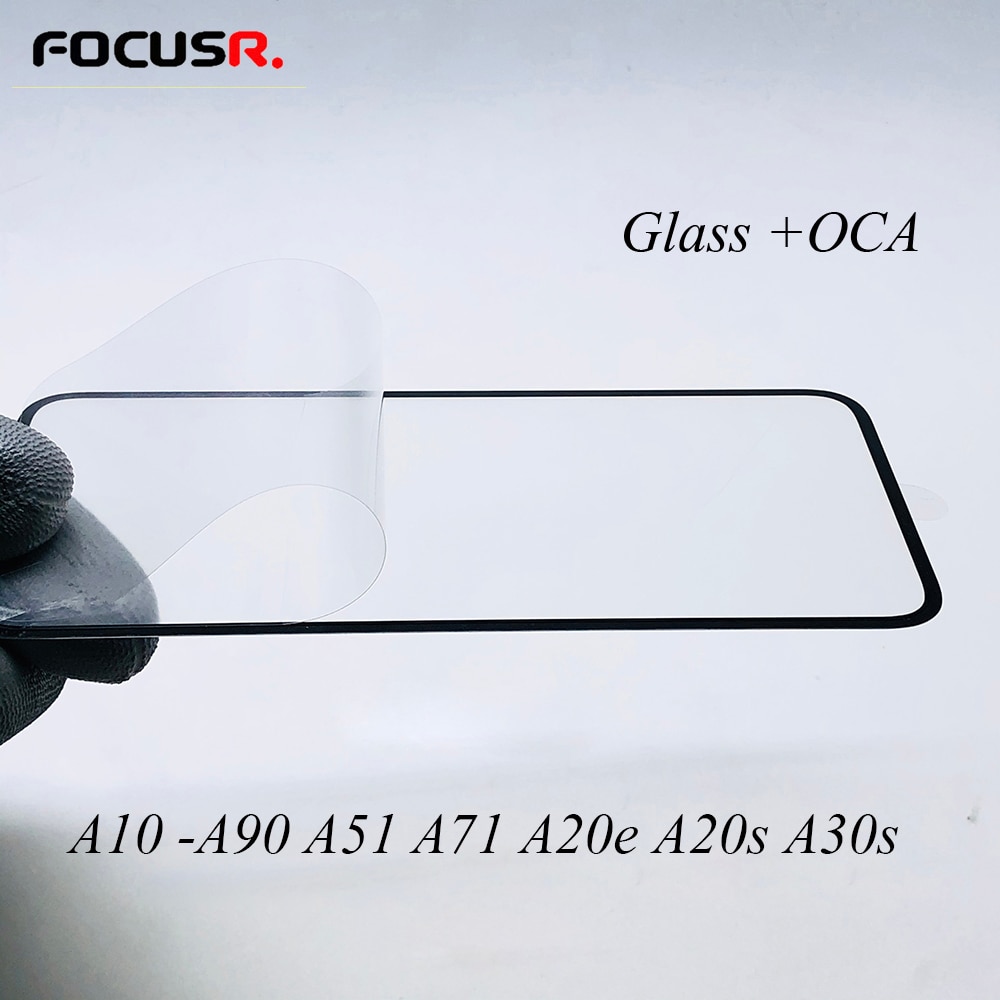 2in1 Glass+OCA LCD Screen Outer Glass Replacement With OCA For Samsung A10-A80 A51 A71 A20e A20s A30s Mobile Phone Touch Panel