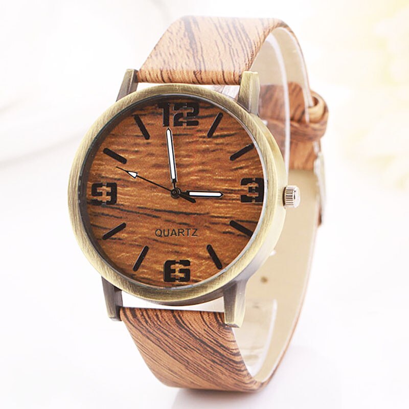 nuevos relojes de mujer, relojes de Retro de bambú de madera, relojes de pulsera de cuarzo, reloj para mujer