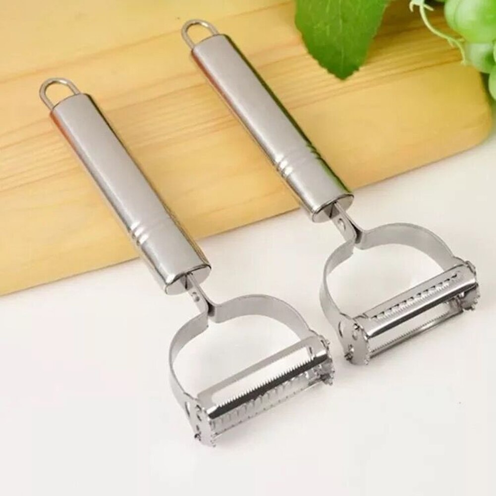 Stainless Steel Julienne Peeler Potato Cucumber Carrot Shredder Vegetable Fruit Peeler Grater Kitchen Multi-function Peeler