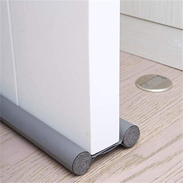 Waterdichte Afdichting Strip Diepgang Excluder Stopper Deur Badkamer Bodem Guard Dubbele Winter Wind-Proof Baffle Doorstop Sealer Strip