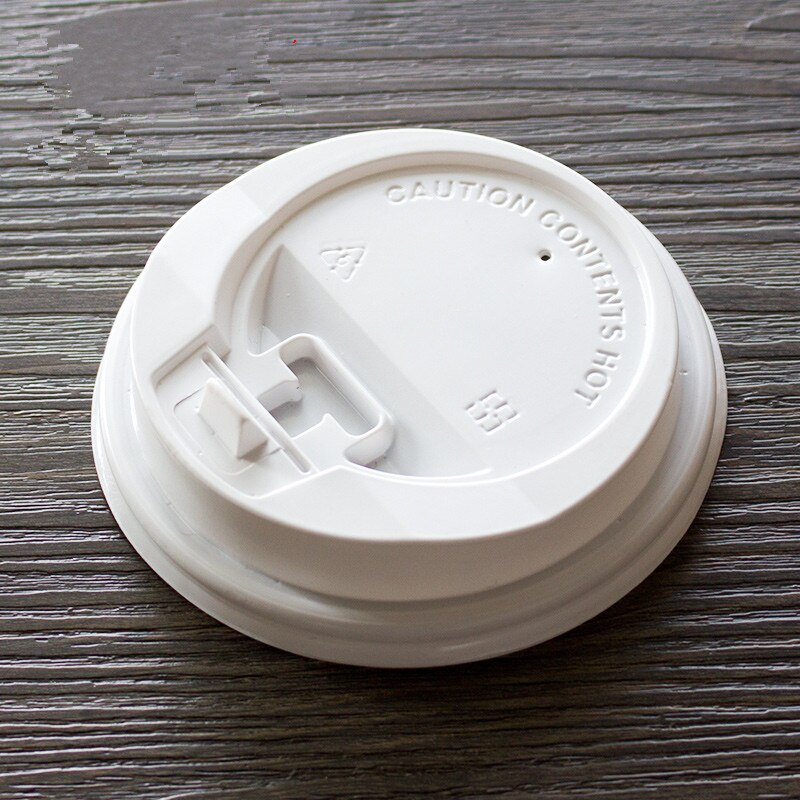 50pcs 8oz/12oz/14oz/16oz Kraft papaer paper cup disposable coffee cup birthday party favors milk tea juice cold dirnk cups: white lid