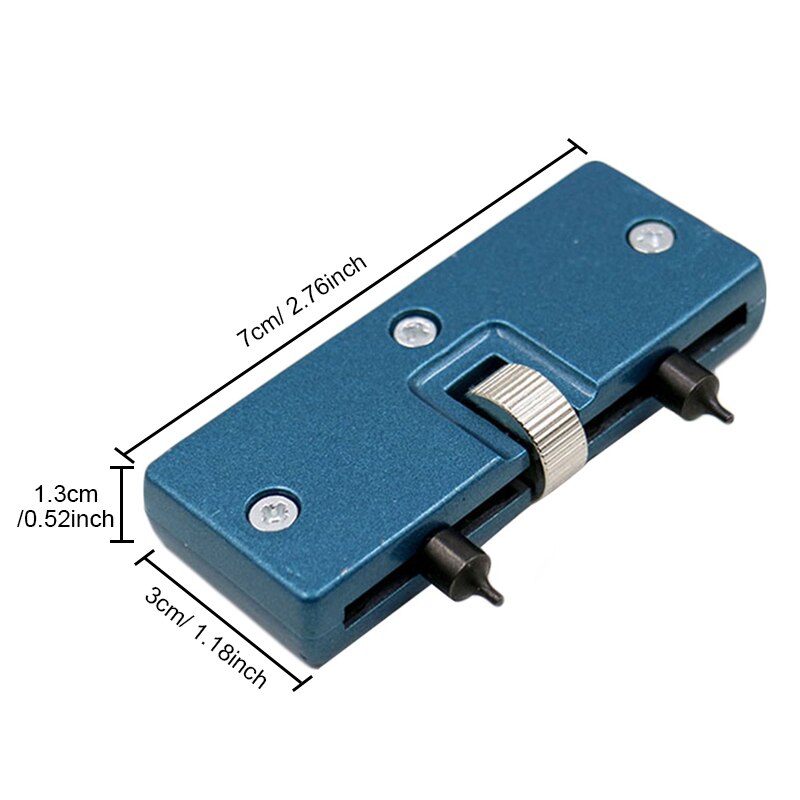 Ouvre-montre ajustable 1 pièce, outil de montre ajustable coque arrière, presse plus proche enlever la clé à vis kit de réparation, outils de montre retrait de batterie