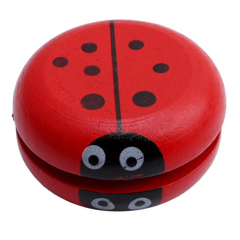 Leuke Ladybird Jojo Speelgoed Dragende Professionele Yoyo Speelgoed Hout Hoge Precisie Spel Speciale Props