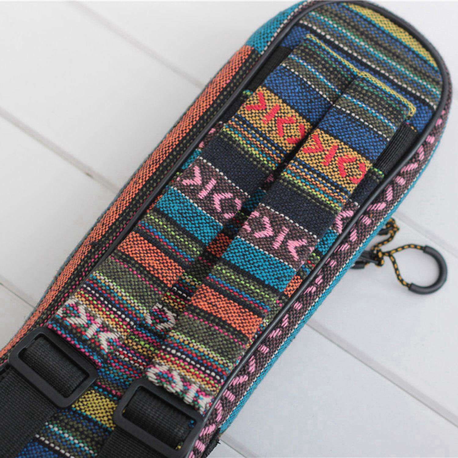 21 tum vadderad bomulls folk bärbar basgitarrväska ukulele fodral box gitarr ryggsäck med dubbel rem