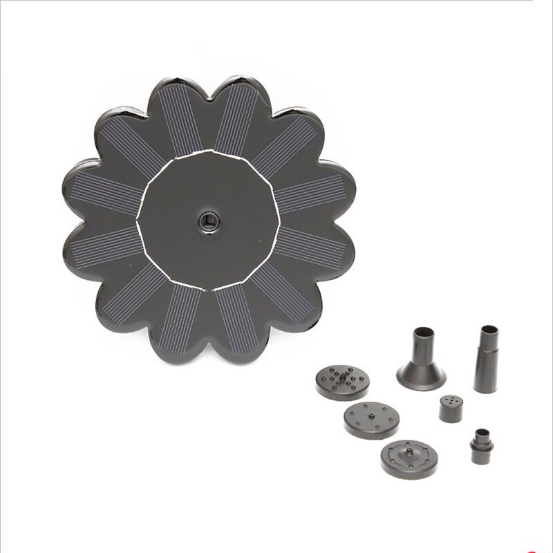 Waterfall Floating Solar Panel Water Fountain Solar Fountain Watering Kit Power Solar Pump Pool Pond Submersible For Garden