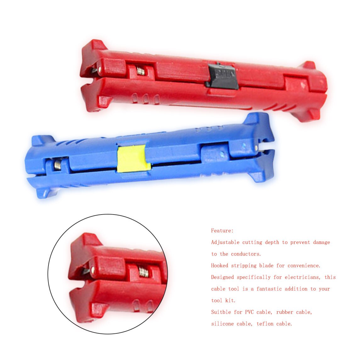 Wire Stripper Universal Electric Wire Stripper Pen Wire Cable Pen Cutter Rotary Coaxial Cutter Stripping Machine