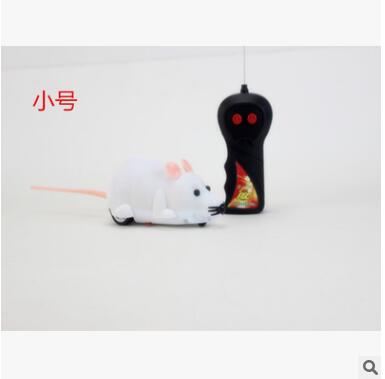 Nuovi giocattoli per gatti a 8 colori telecomando senza fili RC simulazione topo giocattolo topo elettronico giocattolo per topi per gattino gatto novità giocattolo: bianca meat