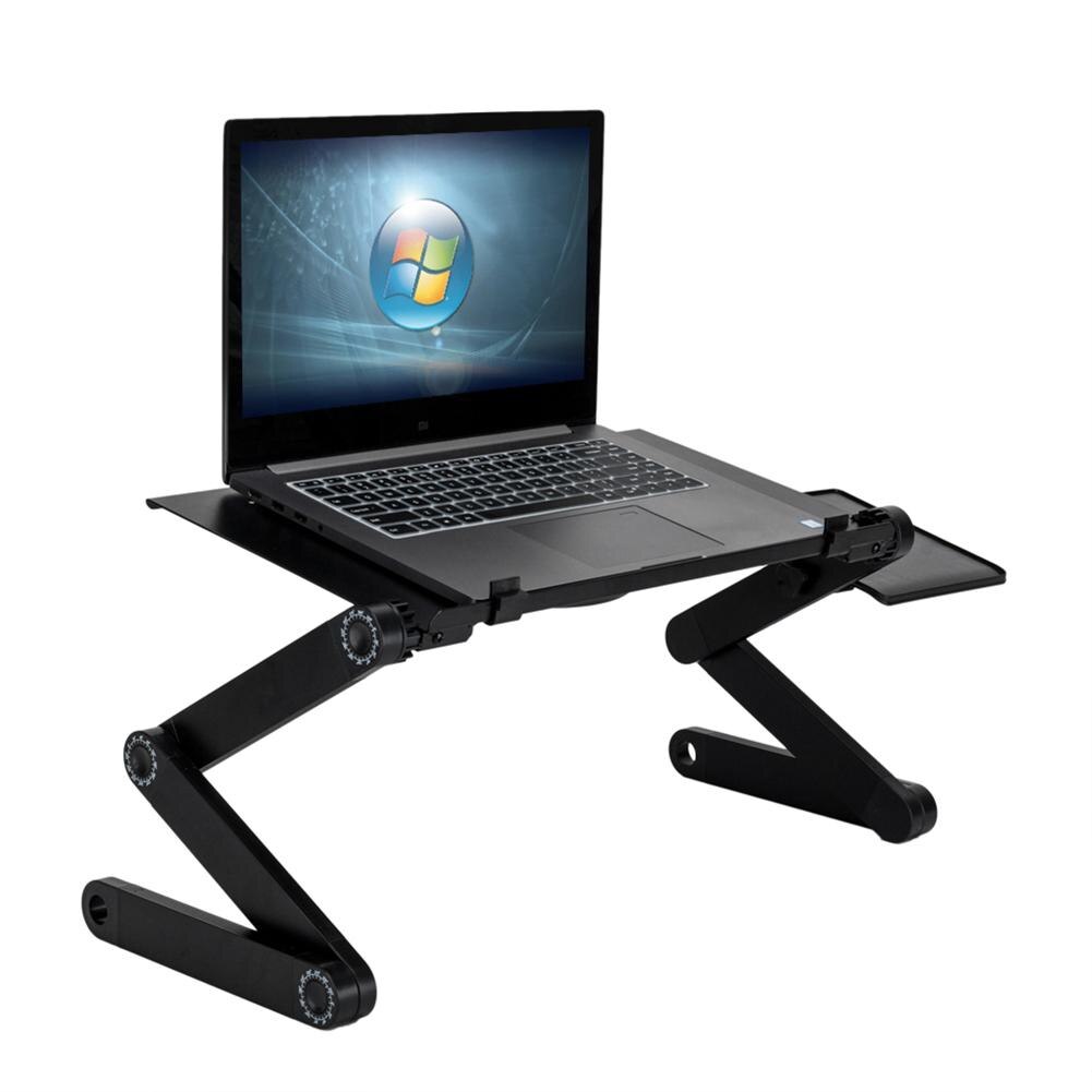 Multifunctionele Lapdesk Tray Table Stand Draagbare Vouwen Computers Roterende Bureau Hoek Aanpassing Met Muismat