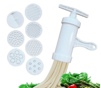 Manuell nudelpressmaskin i rostfritt stål vev skärmaskin fruktjuicer kokkärl gör spagetti verktyg  wy411