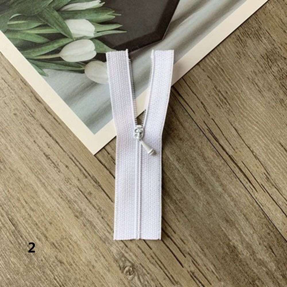5pcs Invisible Mini Zippers Doll Clothing Zipper DIY Handmade Sewing Scrapbooking Garment Applique DIY Doll Clothes Accessories: 2