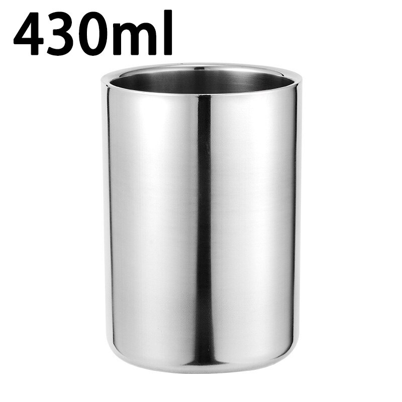 Stainless Steel Travel Mug Cup Beer Coffe Tea Mug Drinkware 280ml/430ml: 430ml