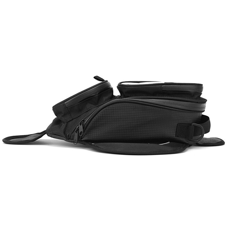 Waterproof Motor Tank Bag Black Oil Fuel Tank Bag Magnetic Motorbike Saddle Bag Single Shoulder Bag Motorcycle Backpack