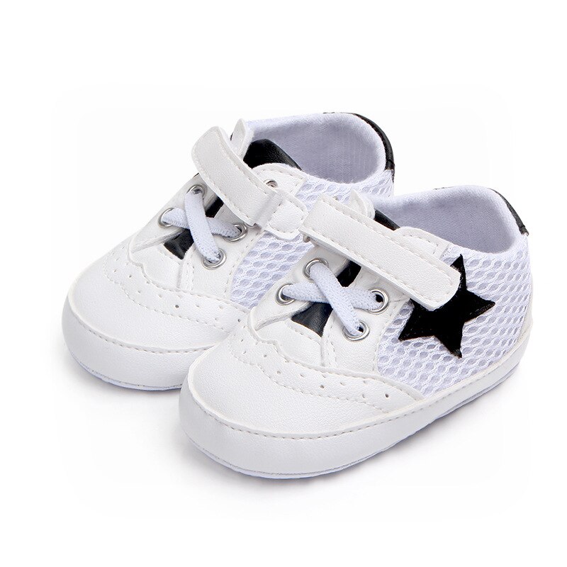 Criança menino mocassins couro do plutônio moda formadores hook-and-loop infantil tênis de bebê macio sola bebes berço sapatos para o presente cristão: Black / 13-18 meses