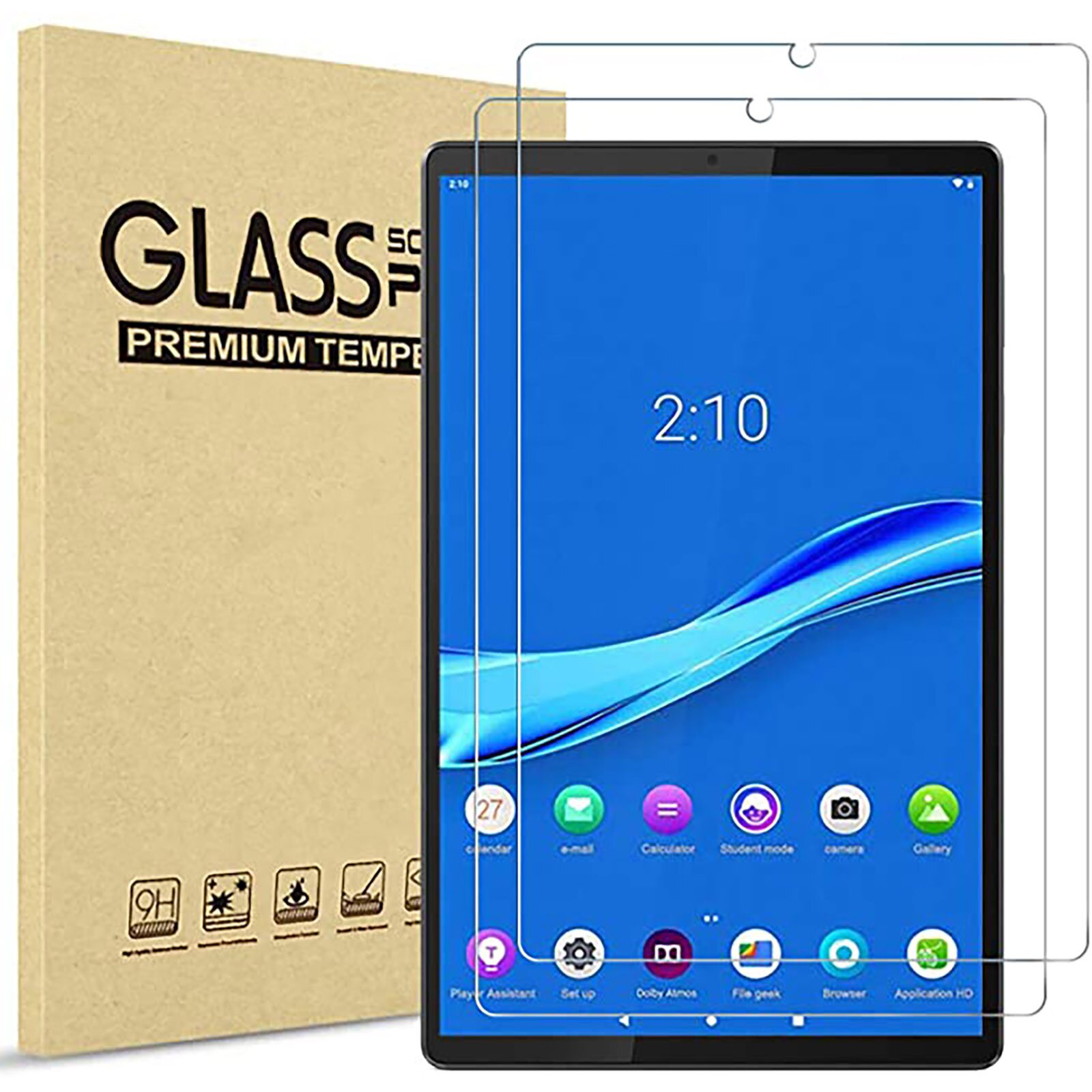 Gehärtetem Glas Screen Protector Für Lenovo Smart Tab M10 Fhd Plus Tb-x606f Tb-x606x 10,3 Zoll Tablet Schutzhülle Film 9h Glas