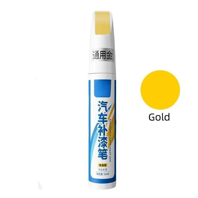 1Stck Auto Kratzer Reparatur Farbe Stift Auto berühren hoch Stifte Auto Kratzer Klar Entferner DIY Stifte Auto Zubehör Universal-: Gold
