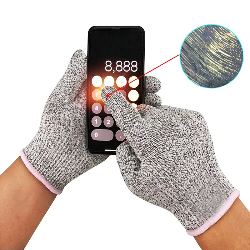 Touch screen Anti-cutting Safety Gloves Cut Resistant Stab Resistant Stainless Steel Kitchen Safety Cut-resistant Gloves