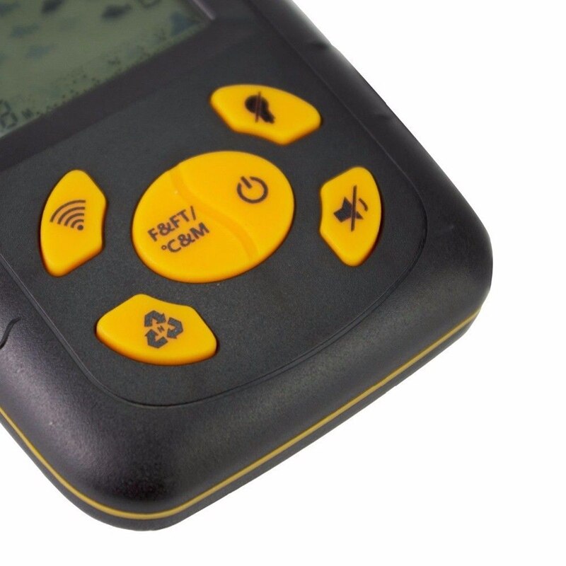 Sonar buscador de peces, Sensor sónar de profundidad de pesca, transductor de alarma, novedad de