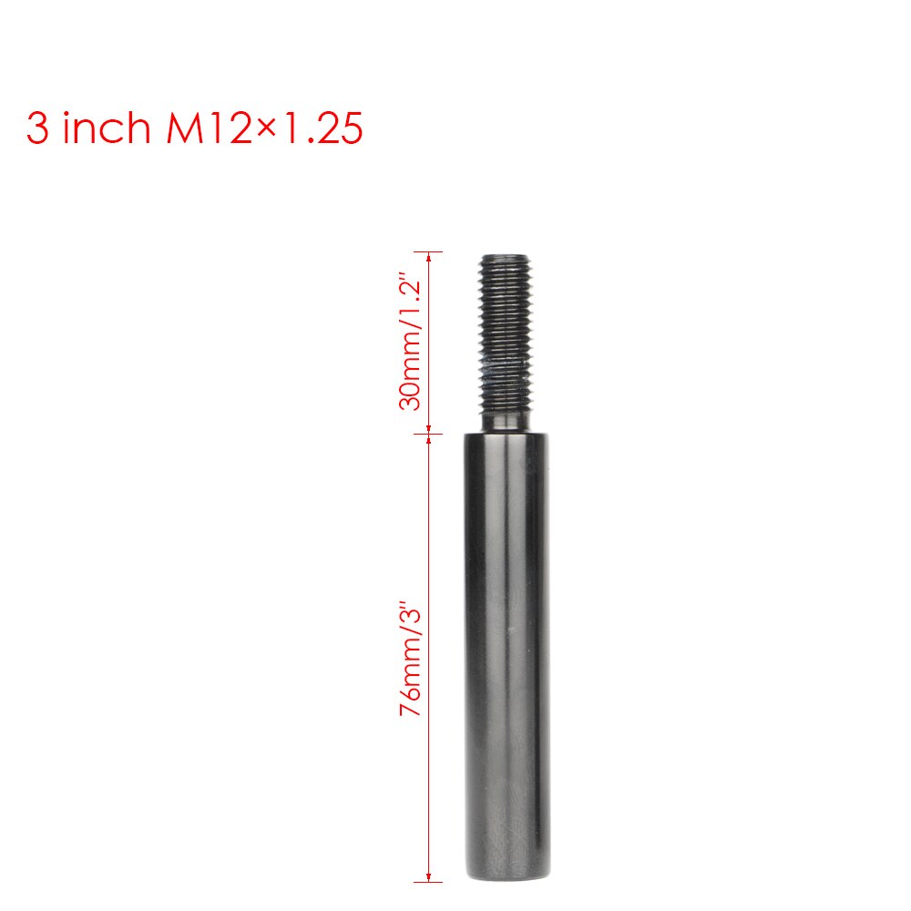 3 ''3.5'' 4'' Rennen Aluminium Schalthebel Verlängerung Schaltknauf Besondere Auflage Schalthebel Verlängerung M10X 1,5 M10X 1,25 m12X 1,25: 3 Zoll M12X1.25