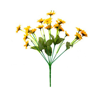 20 Hoofd Nep Zonnebloem Zijde Kunstmatige Bloemen Boeket Voor Wedding Party Christmas Festival Event Tafel Decoratie Nep Bloem: Default Title