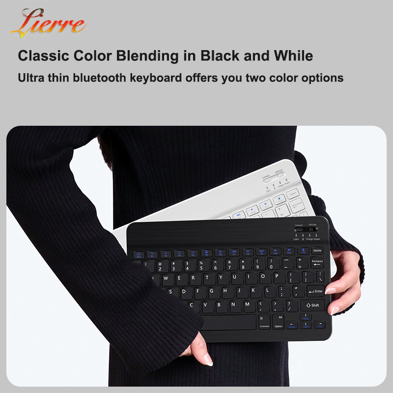 LierreRoom Bluetooth-compatible Keyboard For Apple iPad Xiaomi Samsung Huawei Phone Tablet Wireless Keyboard For Android Windows