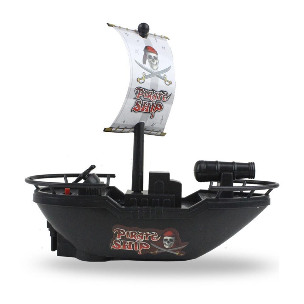 Children Electric Pirate Ship Toy Bath Toy Water Travel Warship Model Play Adventure Sailing Boat Baby Bath Educational Toy