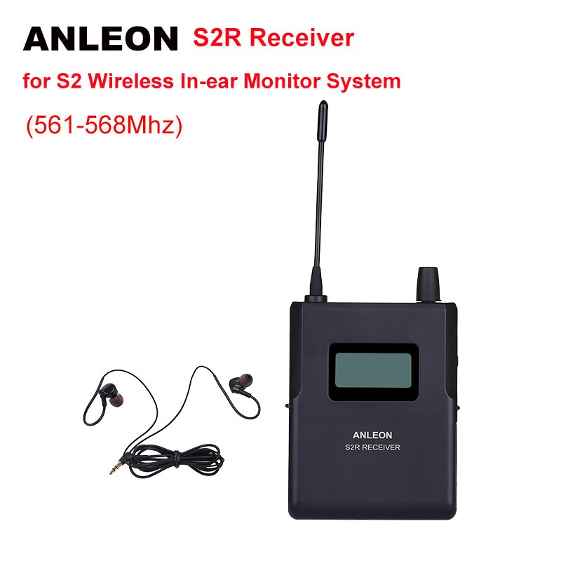 Ricevitore ANLEON S2 per sistema di monitoraggio personale In-ear S2 Wireless 561-568Mhz