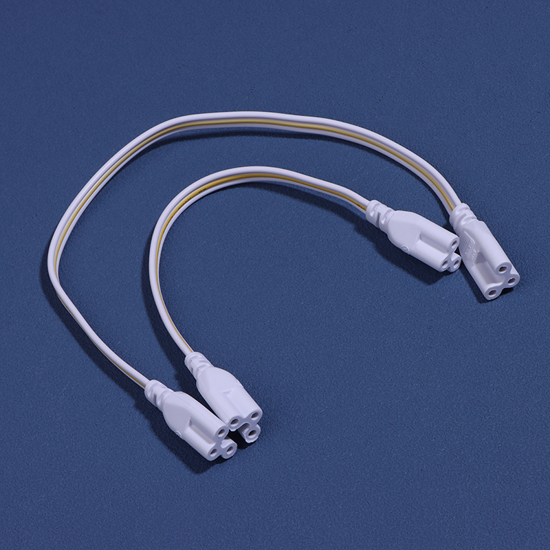 Câble de connecteur de tube LED flexible à double extrémité, 3 broches, T4 T5 T8, rallonge pour ampoule à tube LED intégré, 5 pièces