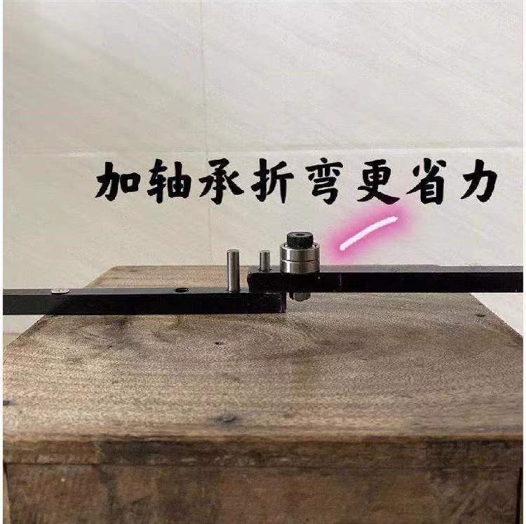 Small Manual Bending Machine Reinforced Flat Iron Bender 1-10MM Iron/Steel/Copper Wire Angle Bender Fishing Hook Forming Tool