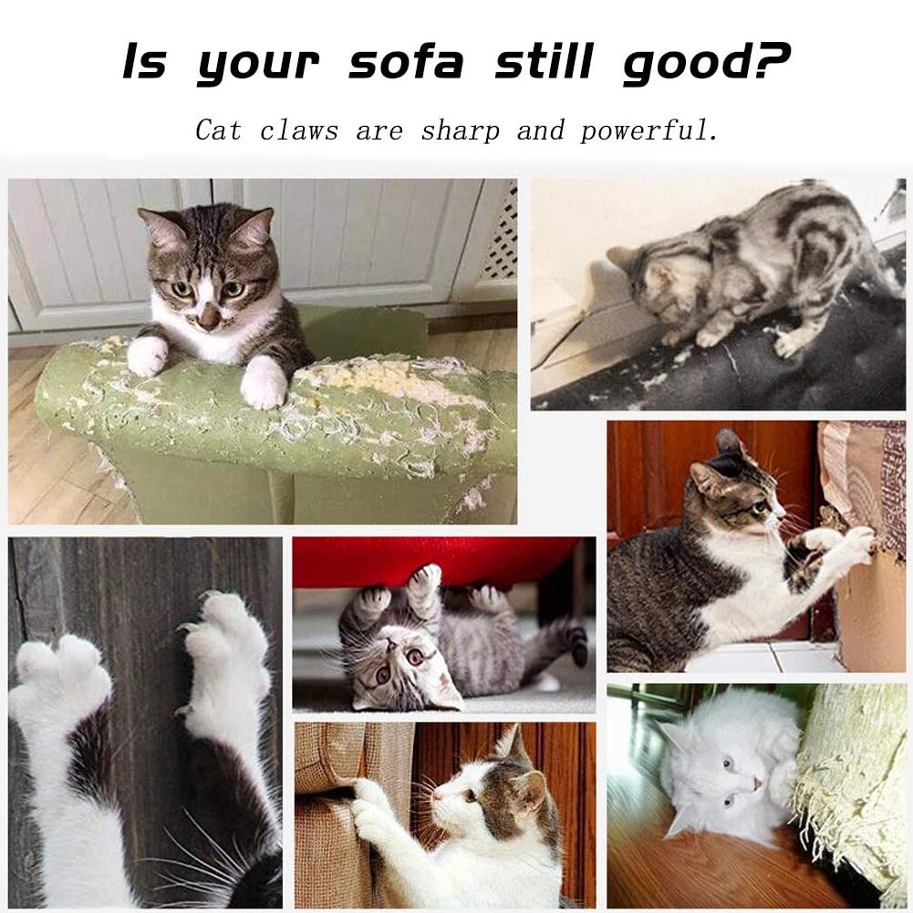 Cat Kitten Scratch Board Furniture Protect Pad Sisal Scratching Post Grinding Claw Mat Furniture Sofa Protection Shield Pad
