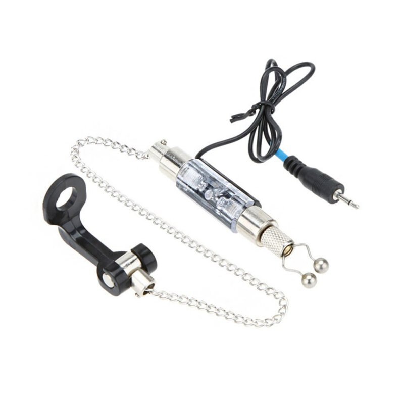 Alarma de mordedura de Pesca LED indicador luminoso para colgar la cadena de la carpa indicador Swinger accesorios para aparejos de pesca