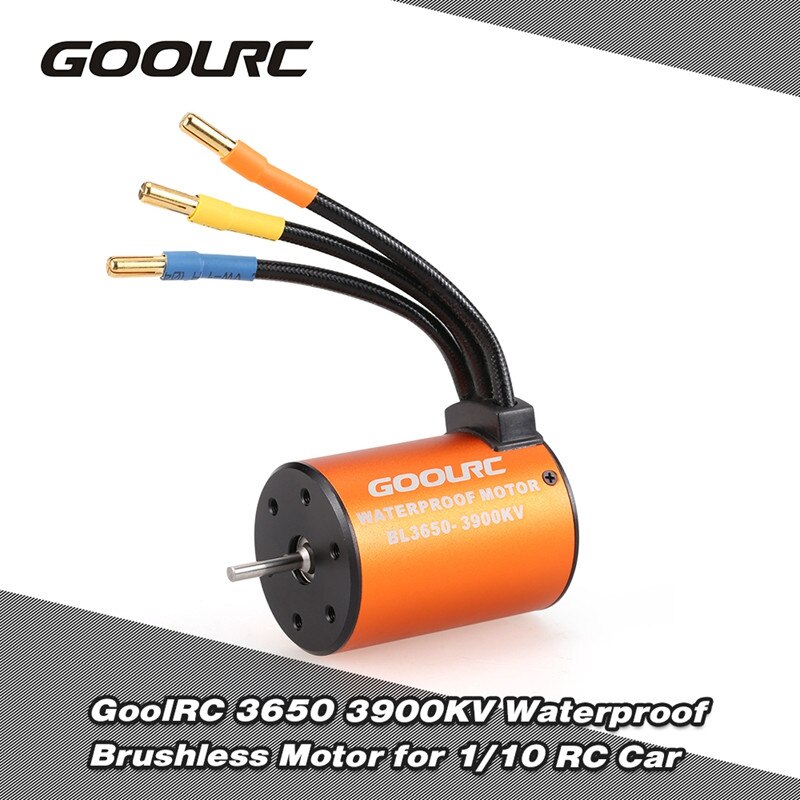 GoolRC Moteur RC Car 1:10 Parts 3650 3660 F540 3500KV 3100KV 3300KV 3800KV 3900KV 4300KV 4370KV Brushless Motor 45A 60A ESC: 3900KV Motor