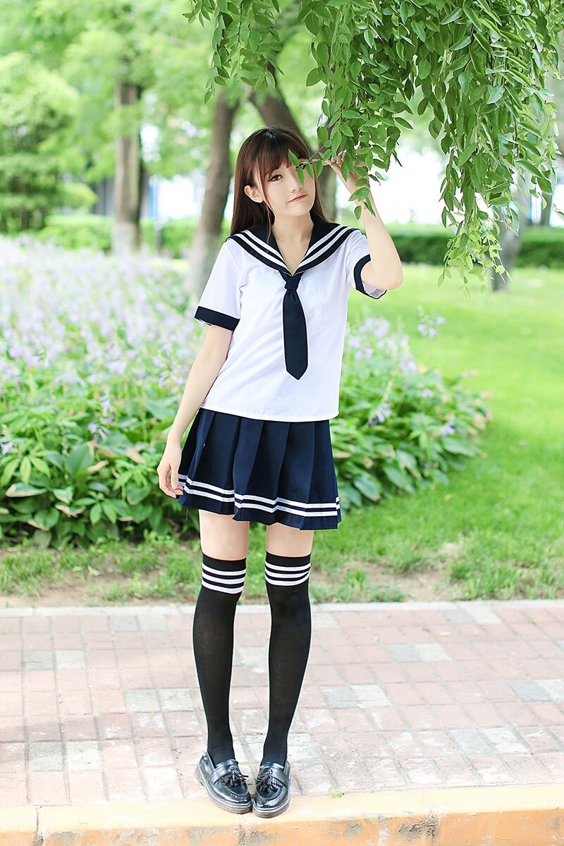 Ensemble d&#39;uniforme scolaire JK, ensemble de combinaison de marin à cravate, costume de Table, uniforme scolaire japonais pour filles, été