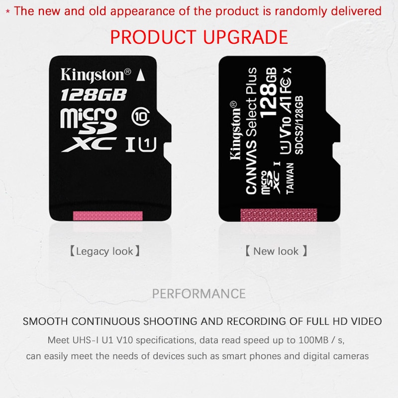 100% Original Kingston micro sd 128gb 64gb memory card 16 cartao de memoria sdhc 32gb class 10 cartes with Adapter