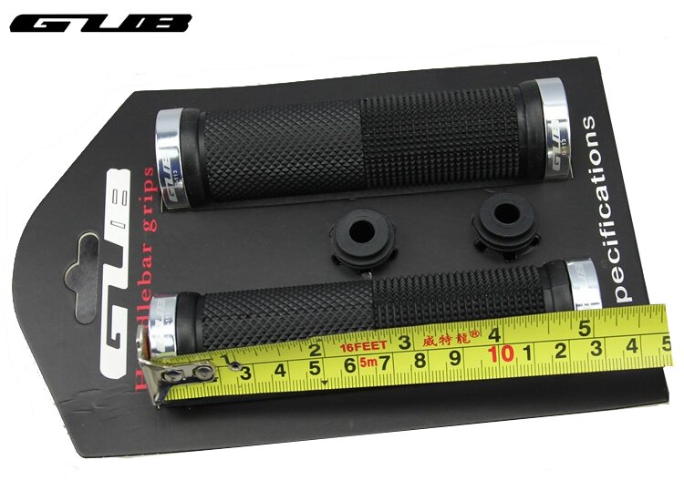 Mountain Bike Grip Lock On Cycling Double Lockable Handle Grip for MTB Bike Handlebar Bicycle Grip Bike Aluminum Alloy+Rubber