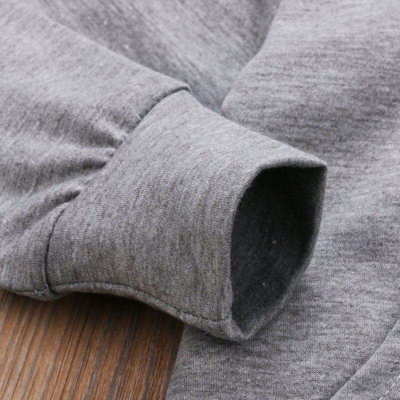 Long Sleeve Shark Pattern Hoodie Top For Toddler and Baby Boy