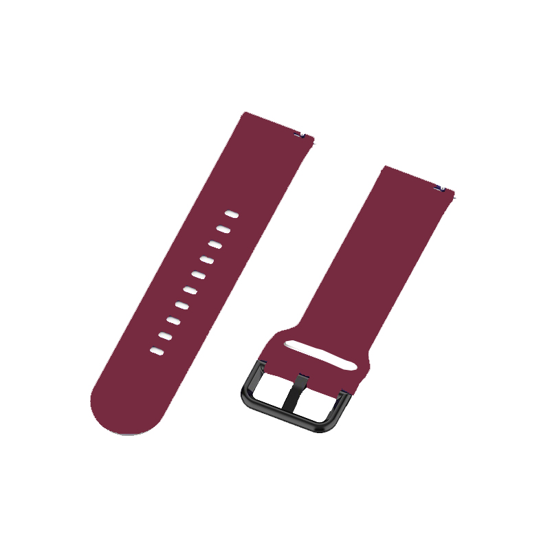 Correa de silicona para reloj Huami Amazfit Bip S U, pulsera deportiva de 42mm para Xiaomi Amazfit GTS / 2 / 2e / Mini / GT2: L / Azul