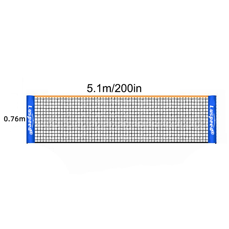Portable Folding Standard Badminton Net Indoor Outdoor Sports Volleyball Tennis Training Square Nets Mesh: Red