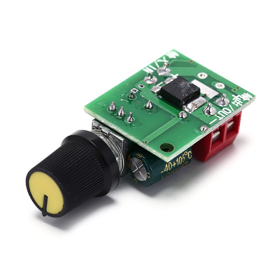 1Pc 24*30Mm Dc Motor Pwm Speed Controller 3V 6V 12V 24V 35VDC 90W 5a Dc Motor Speed Control Switch Led Dimmer Tool