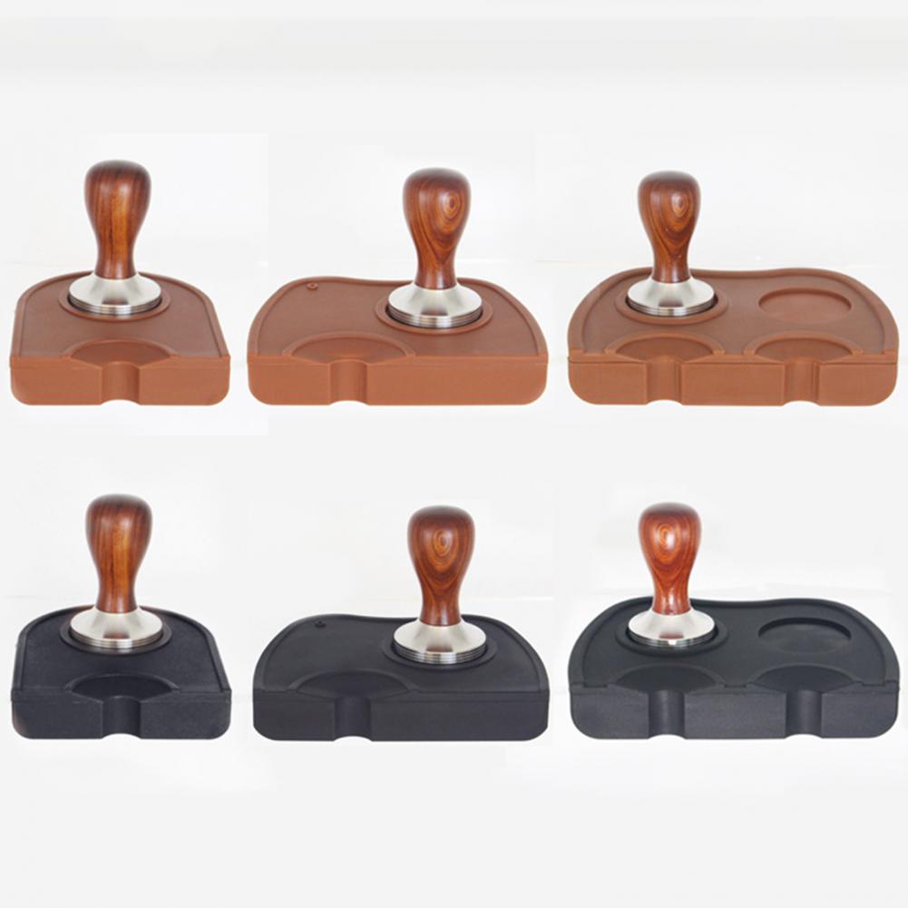 Koffie Tamper Mat Anti-Slip Draagbare Siliconen Espresso Latte Art Barista Koffie Mat Voor Keuken Koffie Tamper Mat