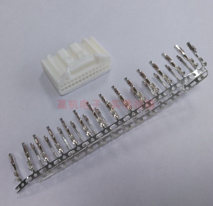 for Mazda CX-5 audio control unit ACU module 0920-301B male female plug 2X14 28PIN wire line cable: female plug and pin