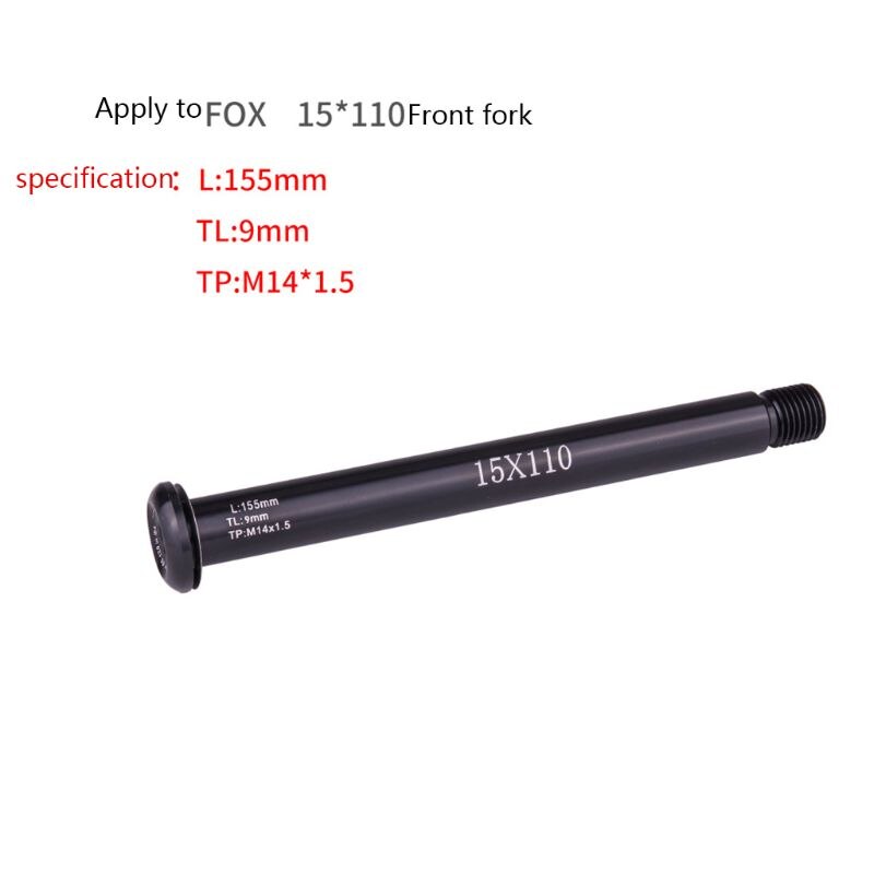 MTB Thru Axle Road Bike Shaft Front Rear Hub Skewers 12mm 15mm Wheel Axis Hub Shaft: 2SS702008-B