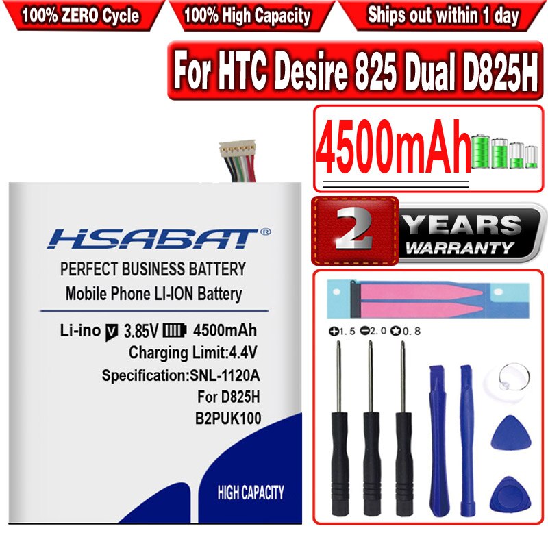 3950-4500mAh B2PUK100 B0PKX100 BOPKX100 Batterie für HTC Verlangen 825 Dual D825H D825U 626 D626W D626T 626G 626S D262W D262D A32