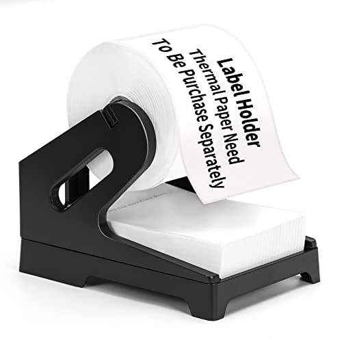 Thermal Label Holder for Fan-Fold and Rolls Labels, Label Roll Holder, Work with Desktop Label Printer: K