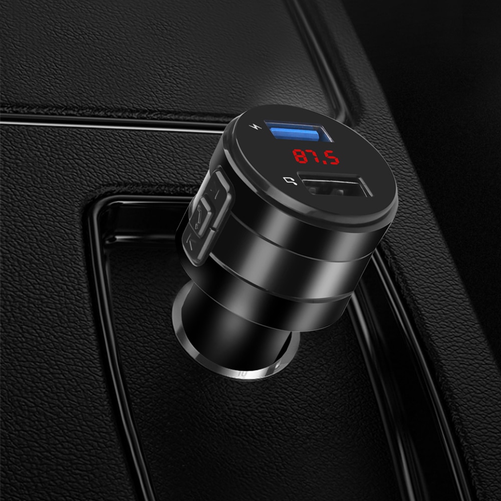 Fm-zender Bluetooth 4.2 Auto MP3 Speler 3.1A Dual Usb-poorten Car Charger Handsfree Modulator Kit Sigarettenaansteker Adapter
